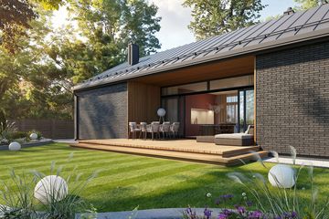Projekt domu Mati 2 - parterowy dom o powierzchni 128,04 m², dach dwuspadowy - ujęcie 4