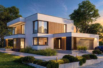 Projekt domu Perfetto 2 modern - z pełnym piętrem dom o powierzchni 158,67 m², dach płaski - ujęcie 6