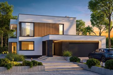 Projekt domu Perfetto 2 modern - z pełnym piętrem dom o powierzchni 158,67 m², dach płaski - ujęcie 7