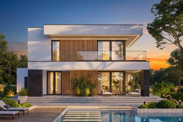 Projekt domu Perfetto 2 modern - z pełnym piętrem dom o powierzchni 158,67 m², dach płaski - ujęcie 9