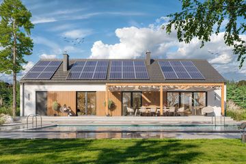 Projekt domu Granero - parterowy dom o powierzchni 98 m², dach dwuspadowy - ujęcie 4