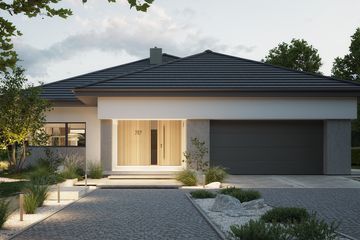 Projekt domu NewHouse 767 - parterowy dom o powierzchni 139,12 m², dach namiotowy - ujęcie 3