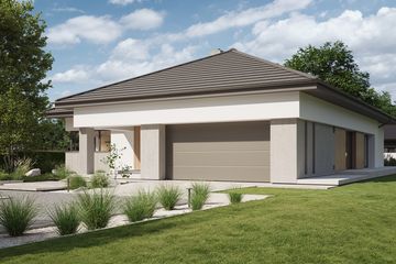 Projekt domu NewHouse 767 - parterowy dom o powierzchni 139,12 m², dach namiotowy - ujęcie 20