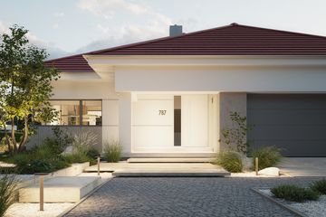 Projekt domu NewHouse 767 red - parterowy dom o powierzchni 139,12 m², dach namiotowy - ujęcie 6