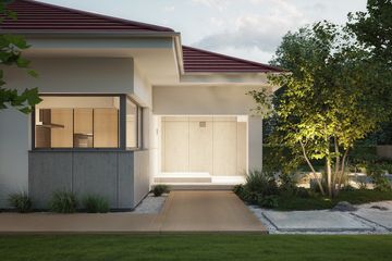Projekt domu NewHouse 767 red - parterowy dom o powierzchni 139,12 m², dach namiotowy - ujęcie 8
