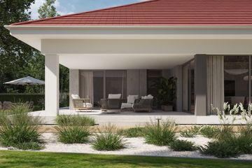 Projekt domu NewHouse 767 red - parterowy dom o powierzchni 139,12 m², dach namiotowy - ujęcie 9