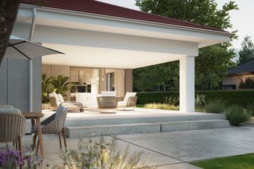 Projekt domu NewHouse 767 red - parterowy dom o powierzchni 139,12 m², dach namiotowy - ujęcie 16