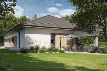 Projekt domu NewHouse 767 w2 - parterowy dom o powierzchni 153,79 m², dach namiotowy - ujęcie 8