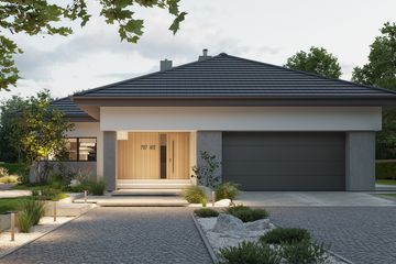Projekt domu NewHouse 767 w2 - parterowy dom o powierzchni 153,79 m², dach namiotowy - ujęcie 15