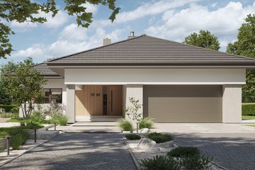 Projekt domu NewHouse 767 w2 - parterowy dom o powierzchni 153,79 m², dach namiotowy - ujęcie 16