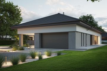 Projekt domu NewHouse 767 w2 - parterowy dom o powierzchni 153,79 m², dach namiotowy - ujęcie 17