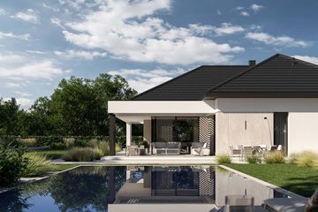 Projekt domu HomeKoncept 138 wariant 01 - parterowy dom o powierzchni 138,17 m², dach kopertowy - ujęcie 16