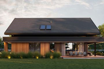 Projekt domu HomeKoncept 166 G2 wariant 02 - parterowy z poddaszem dom o powierzchni 168,92 m², dach dwuspadowy - ujęcie 8