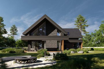 Projekt domu HomeKoncept 166 G2 wariant 02 - parterowy z poddaszem dom o powierzchni 168,92 m², dach dwuspadowy - ujęcie 14