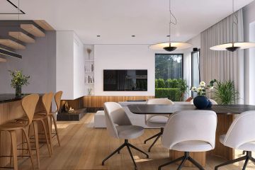 Projekt domu Amber 5 - parterowy z poddaszem dom o powierzchni 144,73 m², dach dwuspadowy - ujęcie 10