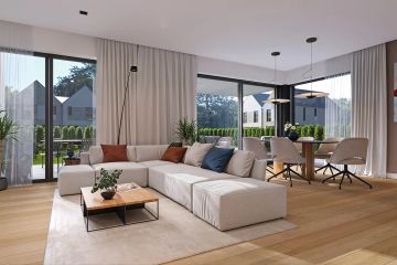 Projekt domu Amber 5 - parterowy z poddaszem dom o powierzchni 144,73 m², dach dwuspadowy - ujęcie 13