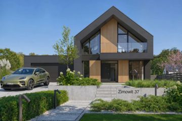 Projekt domu Amber 5 b - parterowy z poddaszem dom o powierzchni 140,95 m², dach dwuspadowy - ujęcie 2