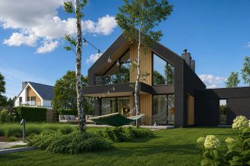 Projekt domu Amber 5 b - parterowy z poddaszem dom o powierzchni 140,95 m², dach dwuspadowy - ujęcie 6