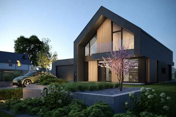 Projekt domu Amber 5 b - parterowy z poddaszem dom o powierzchni 140,95 m², dach dwuspadowy - ujęcie 9
