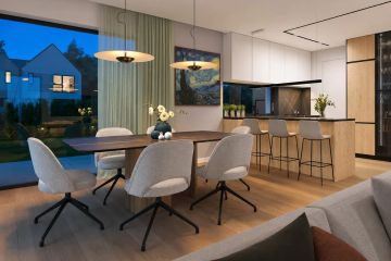 Projekt domu Amber 5 b - parterowy z poddaszem dom o powierzchni 140,95 m², dach dwuspadowy - ujęcie 12