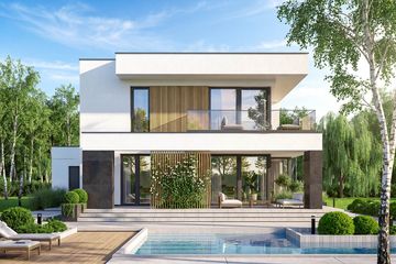 Projekt domu Perfetto 3 modern - z pełnym piętrem dom o powierzchni 139,83 m², dach płaski - ujęcie 4