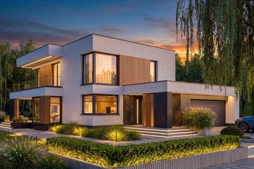 Projekt domu Perfetto 3 modern - z pełnym piętrem dom o powierzchni 139,83 m², dach płaski - ujęcie 6