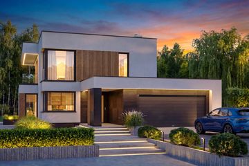 Projekt domu Perfetto 3 modern - z pełnym piętrem dom o powierzchni 139,83 m², dach płaski - ujęcie 7