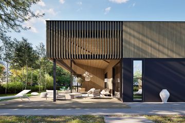Projekt domu D21-18C G2 - parterowy dom o powierzchni 203,62 m², dach płaski - ujęcie 7