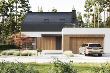 Projekt domu NewHouse 786 - parterowy z poddaszem dom o powierzchni 137,39 m², dach dwuspadowy - ujęcie 5