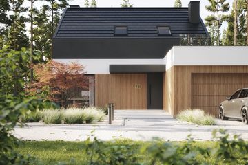 Projekt domu NewHouse 786 - parterowy z poddaszem dom o powierzchni 137,39 m², dach dwuspadowy - ujęcie 7