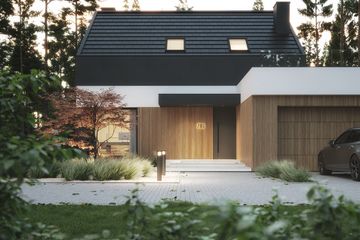 Projekt domu NewHouse 786 - parterowy z poddaszem dom o powierzchni 137,39 m², dach dwuspadowy - ujęcie 8