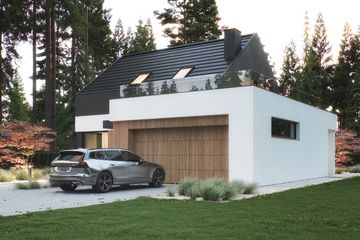 Projekt domu NewHouse 786 - parterowy z poddaszem dom o powierzchni 137,39 m², dach dwuspadowy - ujęcie 21