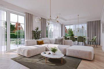 Projekt domu Willa Diamentowa 2 - z pełnym piętrem dom o powierzchni 151,45 m², dach kopertowy - ujęcie 5