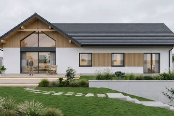 Projekt domu eko Typowy 82 - parterowy dom o powierzchni 140,38 m², dach dwuspadowy - ujęcie 2