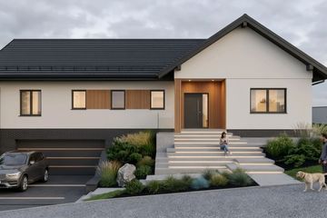 Projekt domu eko Typowy 82 - parterowy dom o powierzchni 140,38 m², dach dwuspadowy - ujęcie 11