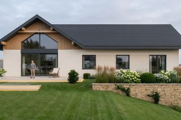 Projekt domu eko Typowy 82 - parterowy dom o powierzchni 140,38 m², dach dwuspadowy - ujęcie 12