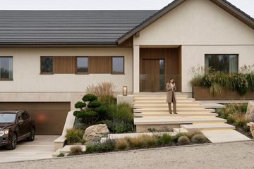 Projekt domu eko Typowy 82 - parterowy dom o powierzchni 140,38 m², dach dwuspadowy - ujęcie 15