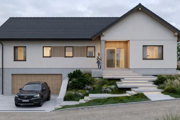 Projekt domu eko Typowy 82 - parterowy dom o powierzchni 140,38 m², dach dwuspadowy - ujęcie 19