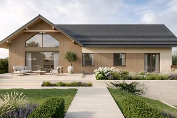 Projekt domu eko Typowy 82 - parterowy dom o powierzchni 140,38 m², dach dwuspadowy - ujęcie 21