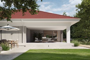 Projekt domu NewHouse 767 w2 red - parterowy dom o powierzchni 153,79 m², dach namiotowy - ujęcie 4