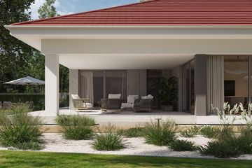 Projekt domu NewHouse 767 w2 red - parterowy dom o powierzchni 153,79 m², dach namiotowy - ujęcie 6