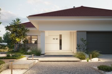 Projekt domu NewHouse 767 w2 red - parterowy dom o powierzchni 153,79 m², dach namiotowy - ujęcie 11
