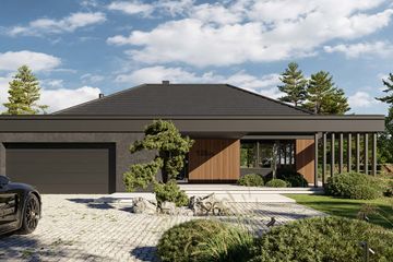 Projekt domu HomeKoncept 126 wariant 02 - parterowy dom o powierzchni 165,80 m², dach wielospadowy - ujęcie 6