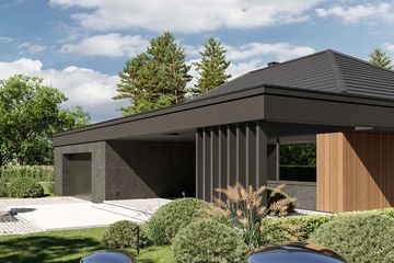 Projekt domu HomeKoncept 126 wariant 02 - parterowy dom o powierzchni 165,80 m², dach wielospadowy - ujęcie 7