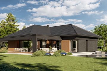 Projekt domu HomeKoncept 126 wariant 02 - parterowy dom o powierzchni 165,80 m², dach wielospadowy - ujęcie 11