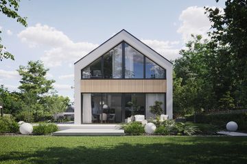 Projekt domu NewHouse 751 w1 - parterowy z poddaszem dom o powierzchni 95,06 m², dach dwuspadowy - ujęcie 8