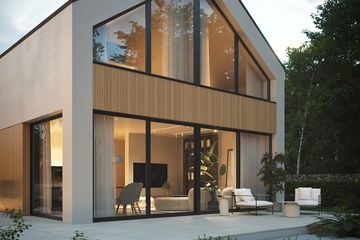 Projekt domu NewHouse 751 w1 - parterowy z poddaszem dom o powierzchni 95,06 m², dach dwuspadowy - ujęcie 11