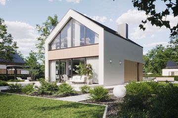 Projekt domu NewHouse 751 w1 - parterowy z poddaszem dom o powierzchni 95,06 m², dach dwuspadowy - ujęcie 19
