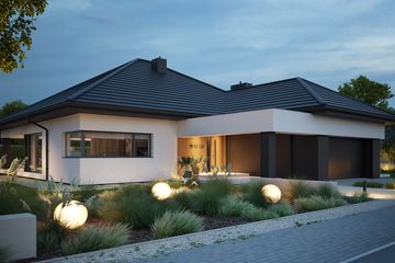 Projekt domu NewHouse 761 w2 plus - parterowy dom o powierzchni 161,45 m², dach kopertowy - ujęcie 3