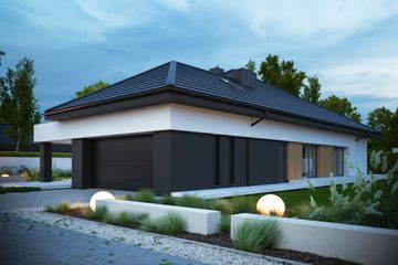 Projekt domu NewHouse 761 w2 plus - parterowy dom o powierzchni 161,45 m², dach kopertowy - ujęcie 11